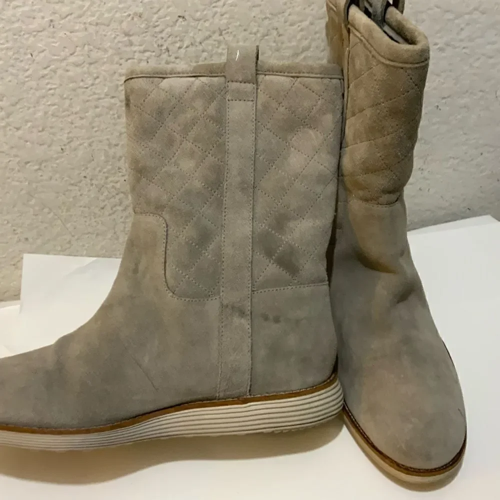 Cole Haan Roper Grand Waterproof Suede Boot 7.5B